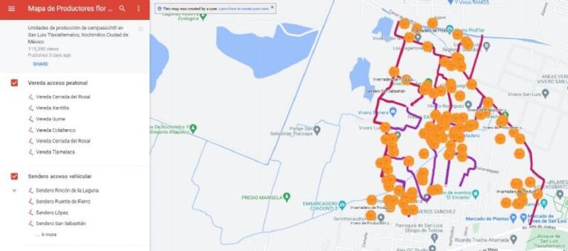 Crean mapa de la flor de cempasúchil en CDMX para comprar directo a productores