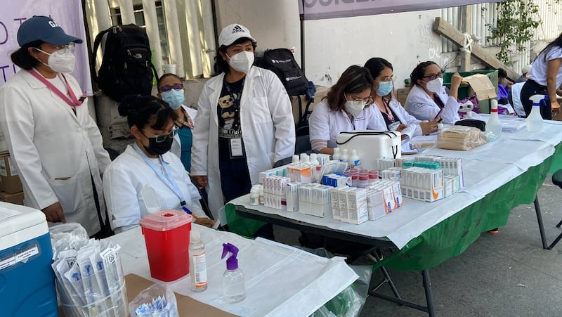 Módulos de atención médica Iztapalapa por viacrucis