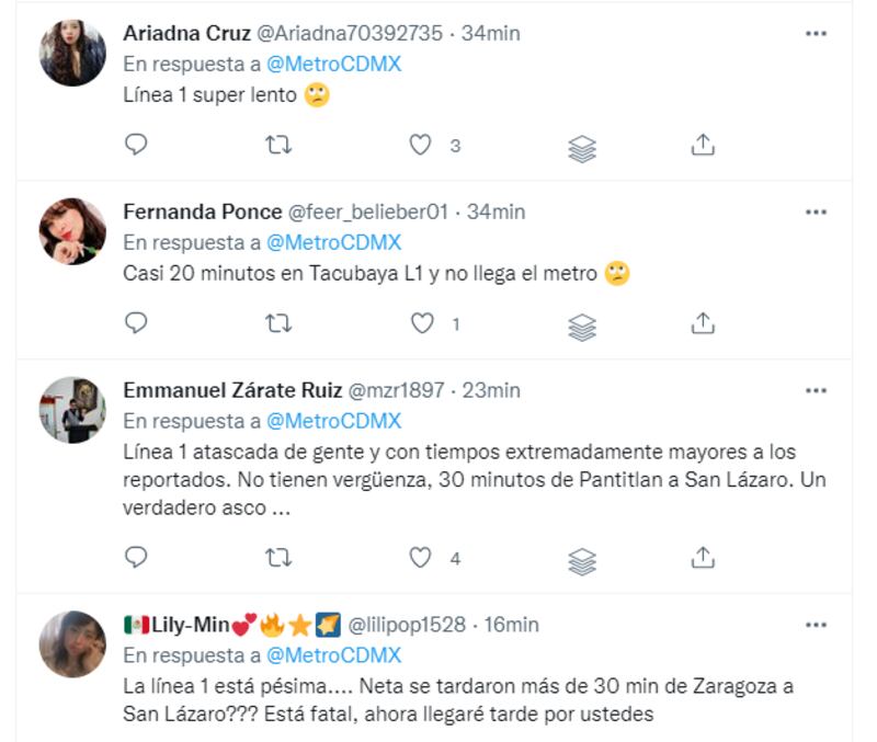 Usuarios reportan marcha lenta en Línea 1