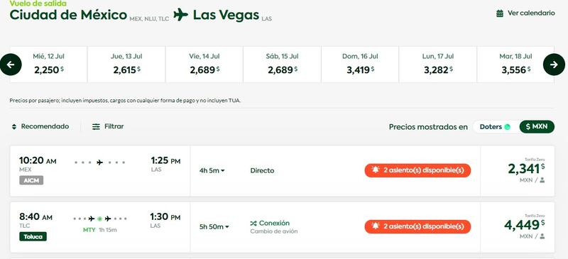 Las Vegas Viva Aerobus