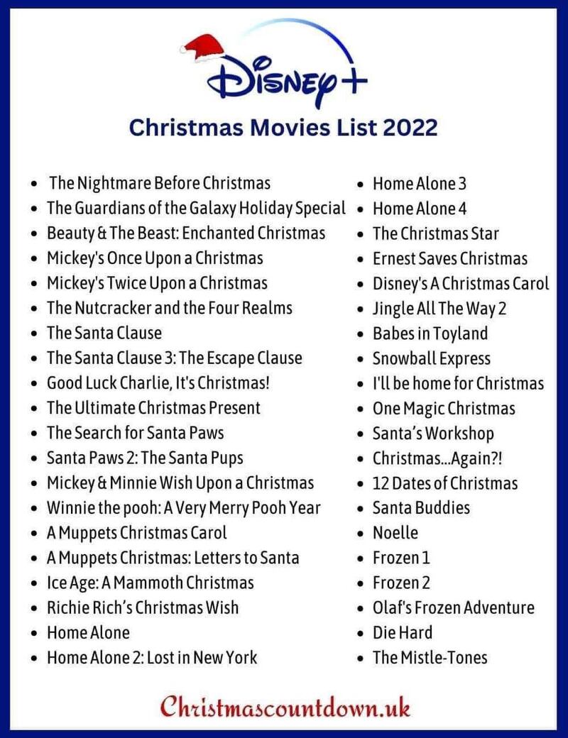 Películas para las fiestas decembrinas en Disney Plus