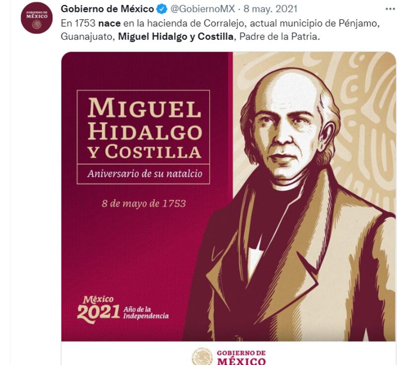 miguel hidalgo nacimiento