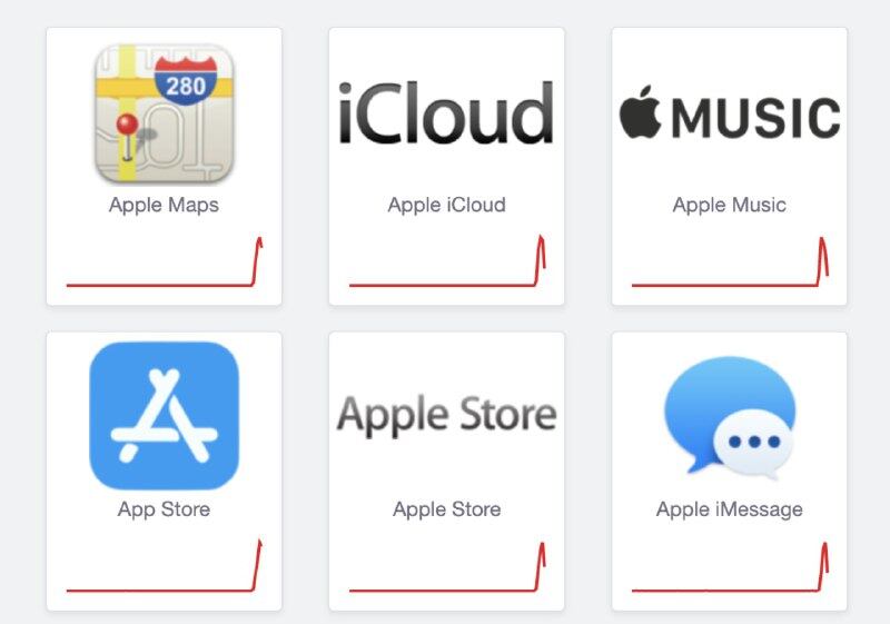 apple servicios caidos