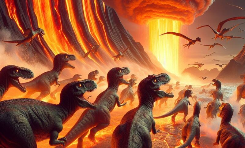 La otra teoría de la extinción de los dinosaurios
