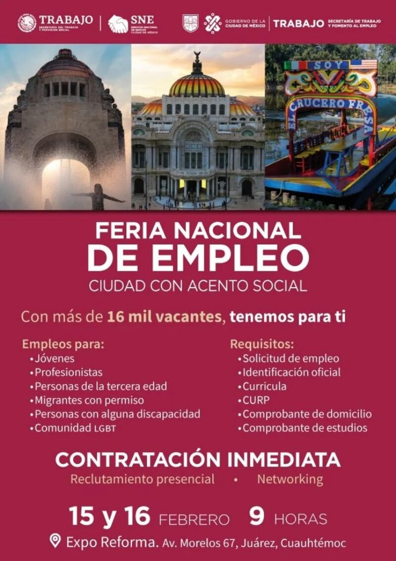 Feria del Empleo en CDMX 2024